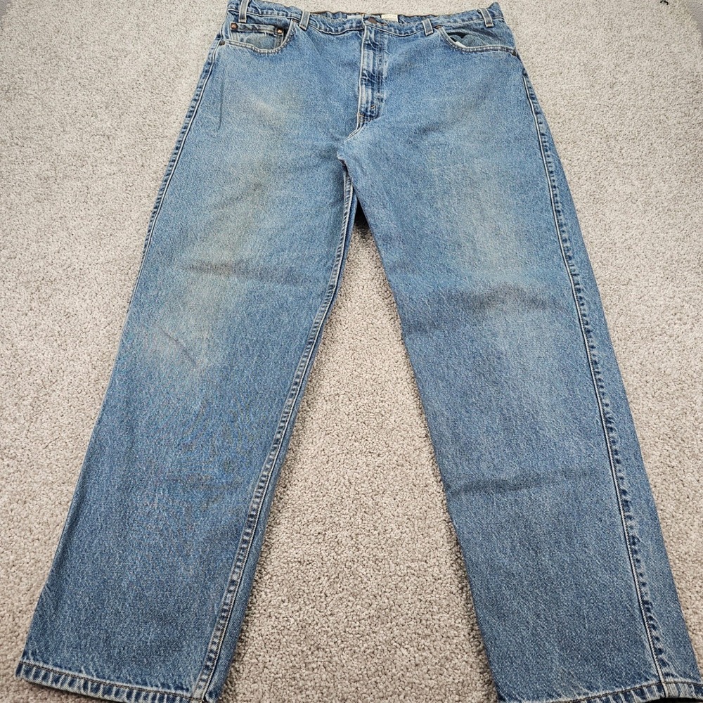 Vtg 1996 Levi Strauss Signature 540 Relaxed Fit Mens Jeans Blue Denim Size 42x32